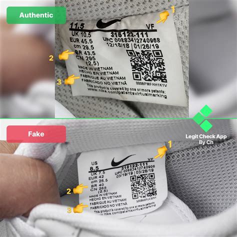 how to tell if shoes are fake or real|nike shoes authenticity check.